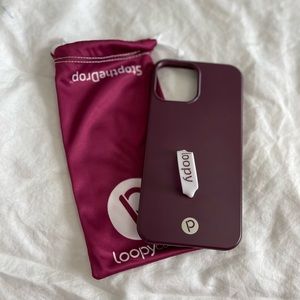 Loopy Case for iPhone 12 Pro Max - Wine - Matte case